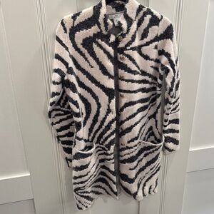 Zebra Print Women's cardigan